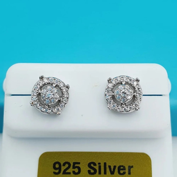 "925 Sterling Silver CZ Beautiful Earrings for Women, 1USPAR4200 - Picture 10 of 11